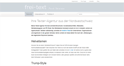Desktop Screenshot of frei-text.ch